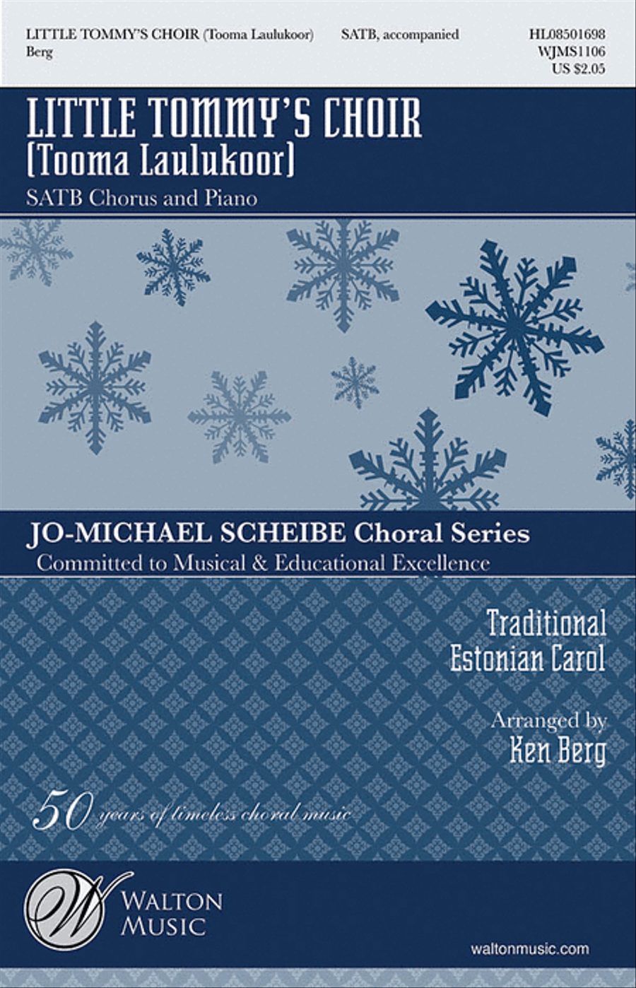Little Tommy's Choir (Tooma Laulukoor) 4-Part scores gallery preview page 1