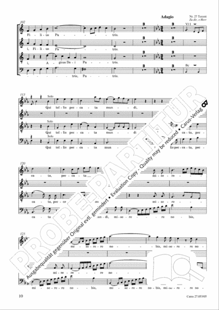 Creation Mass in A-major after Joseph Haydn (Schopfungsmesse in A nach Joseph Haydn) 4-Part scores gallery preview page 11