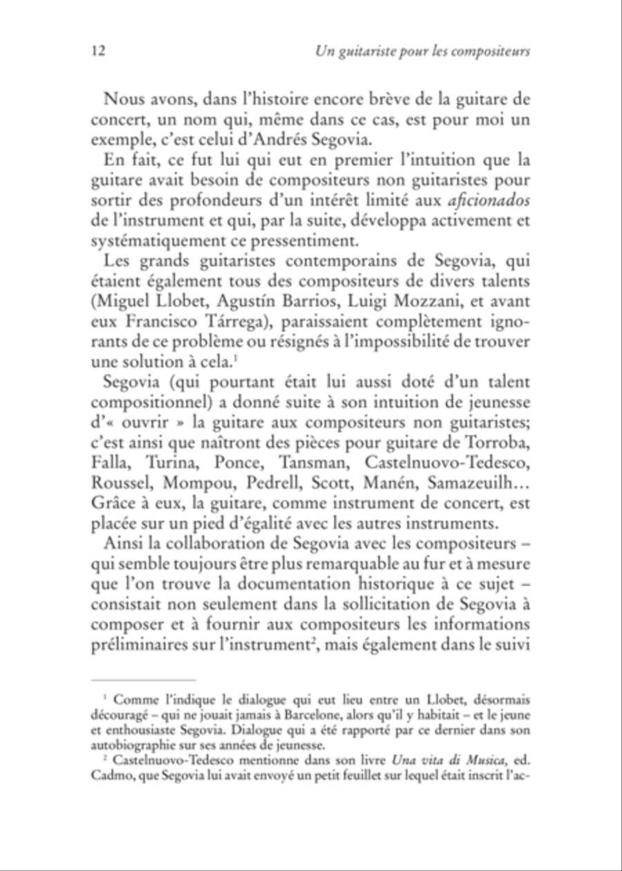 Un guitariste pour les compositeurs. Remarques et suggestions sur la composition pour guitare (+fichiers mp3). Préface de Davide Anzaghi School and Community scores gallery preview page 13