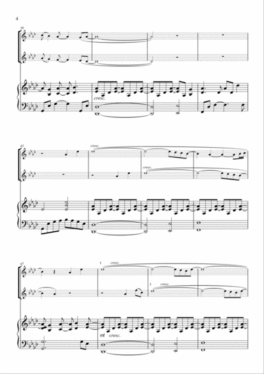 Autumn Plea Woodwind Ensemble scores gallery preview page 4