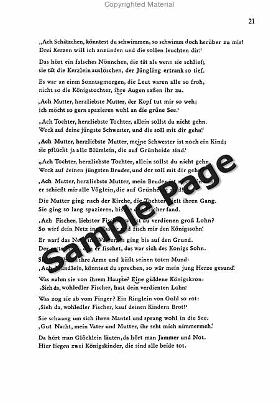 Genzmer H Alte Volkslieder I Neuen S tze Women's Choir scores gallery preview page 22