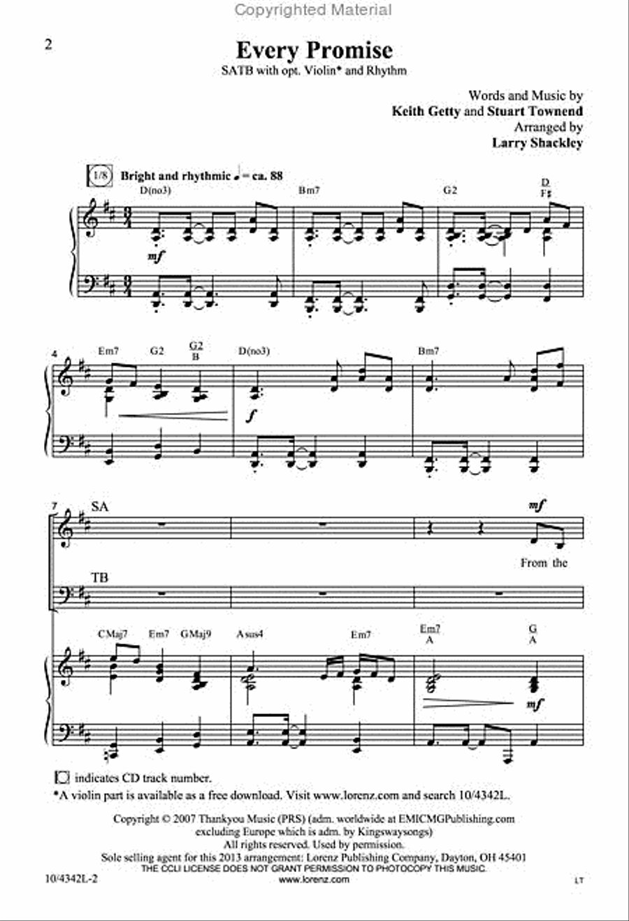 Every Promise 4-Part scores gallery preview page 2