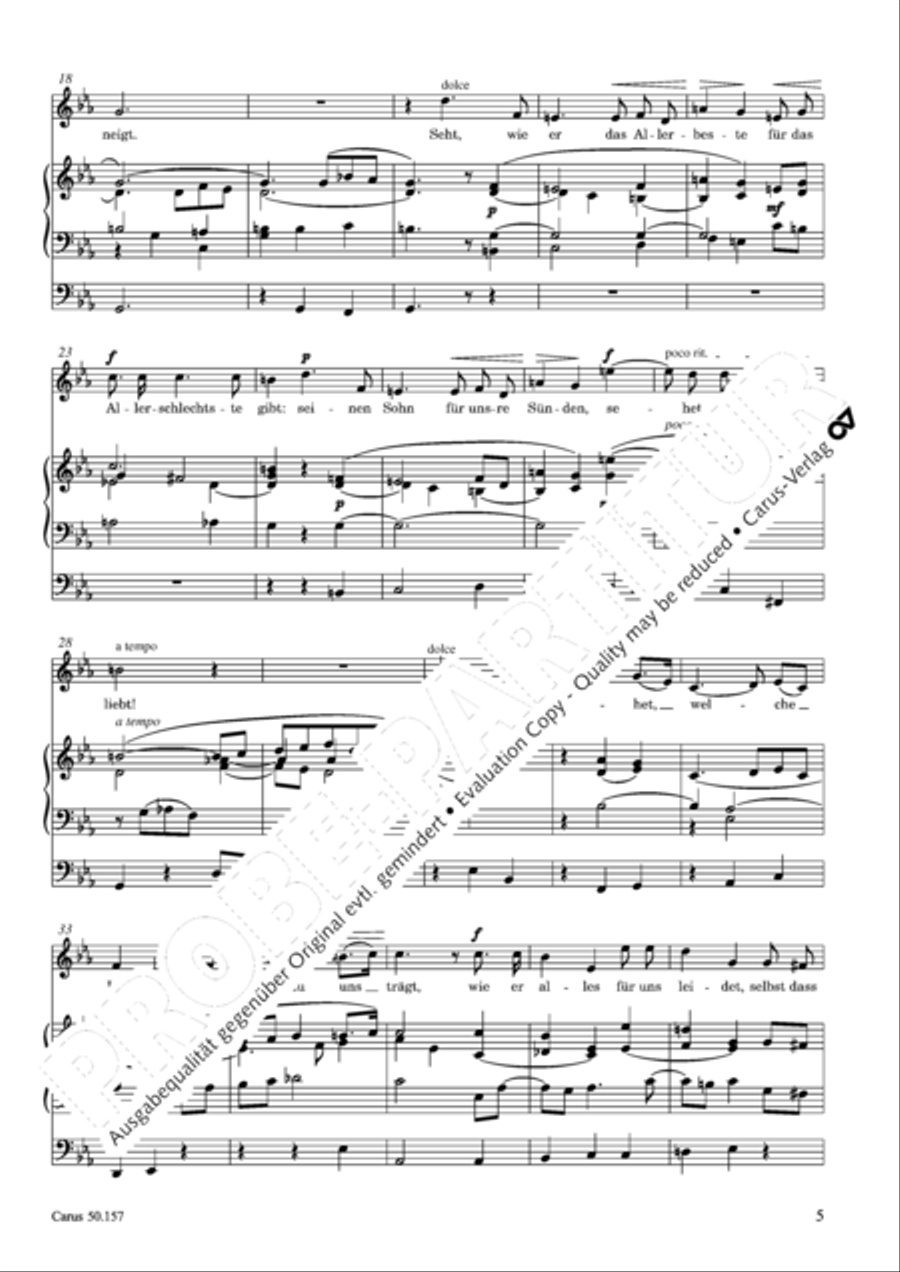 Sechs religiose Gesange op. 157 Score scores gallery preview page 6