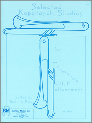 Book cover for Selected Kopprasch Studies for Trombone with F attachment