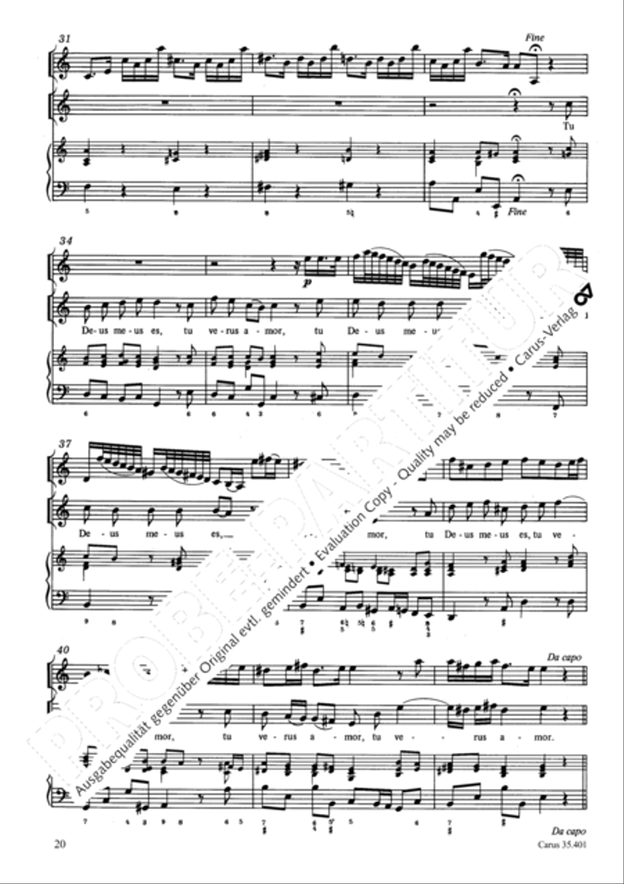 Languet anima mea Soprano Voice scores gallery preview page 23