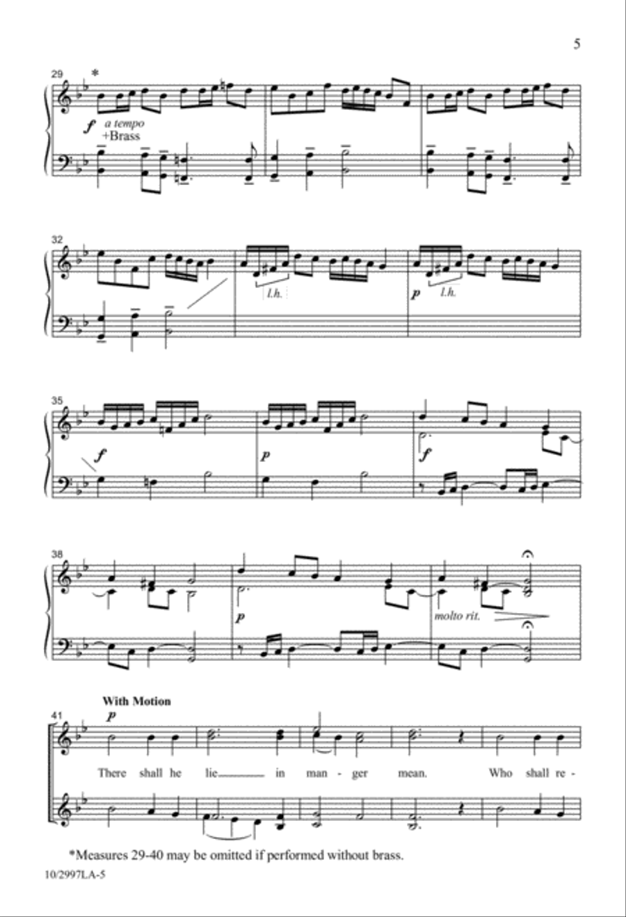 While by My Sheep Divisi scores gallery preview page 5