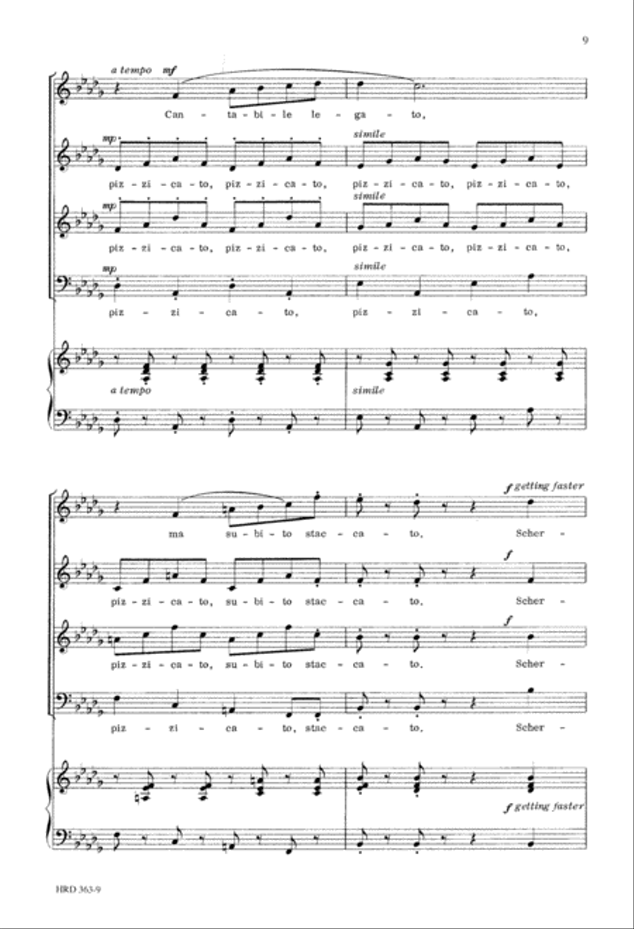 Musical Risotto 4-Part scores gallery preview page 10