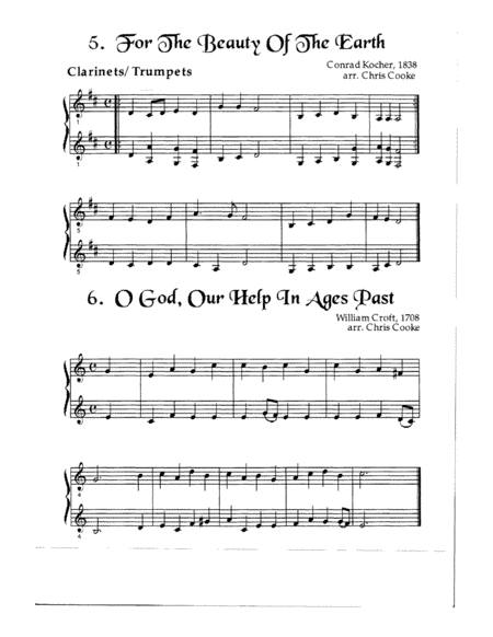 Hymns for Solo and Duet Instruments, Clarinet-Trumpet
