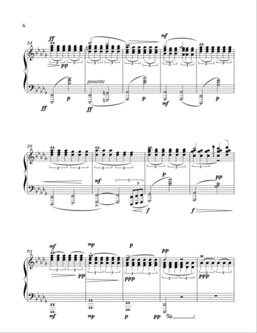 Sonata Hymnica No. 4 Piano Solo scores gallery preview page 6