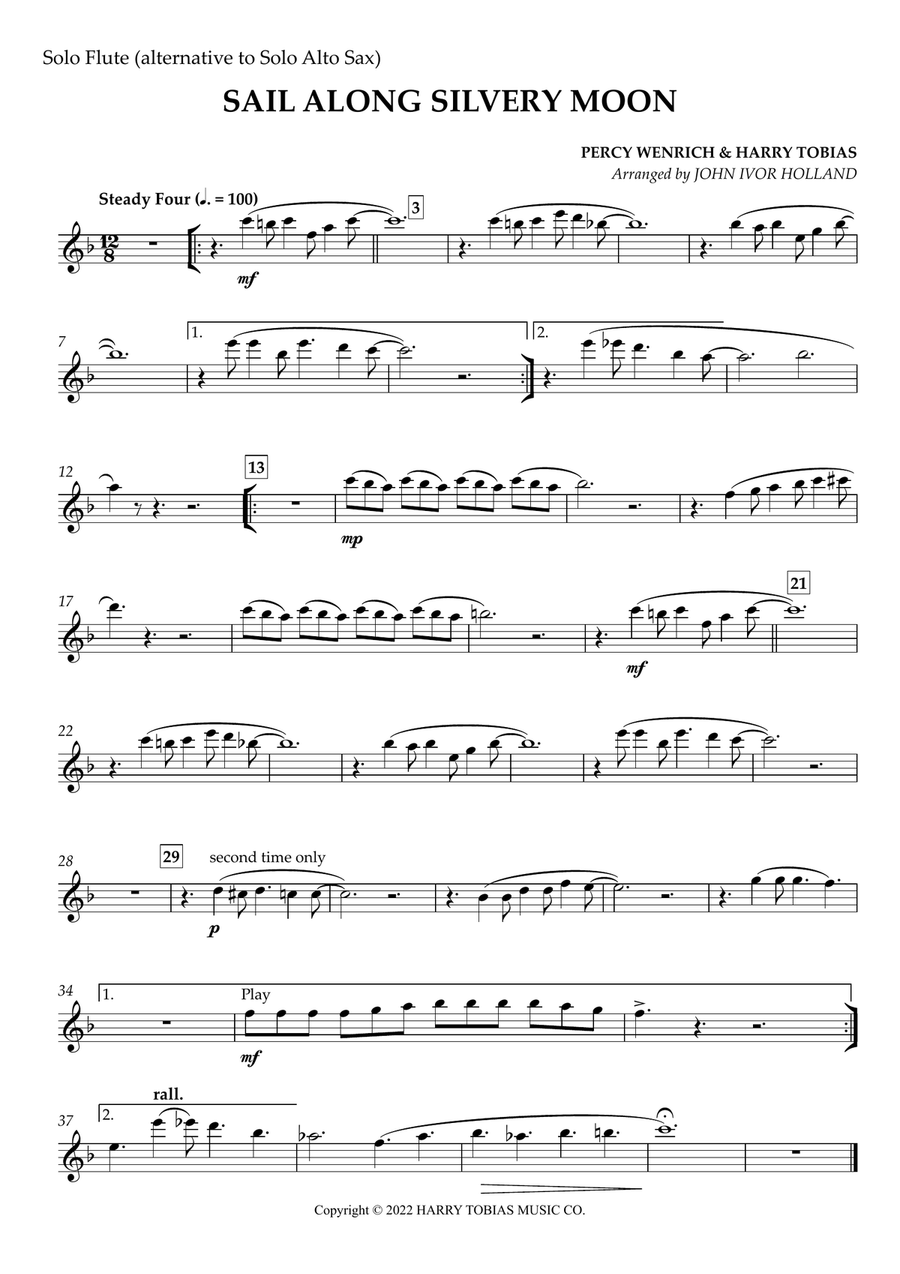 Sail Along Silvery Moon Jazz Ensemble scores gallery preview page 6