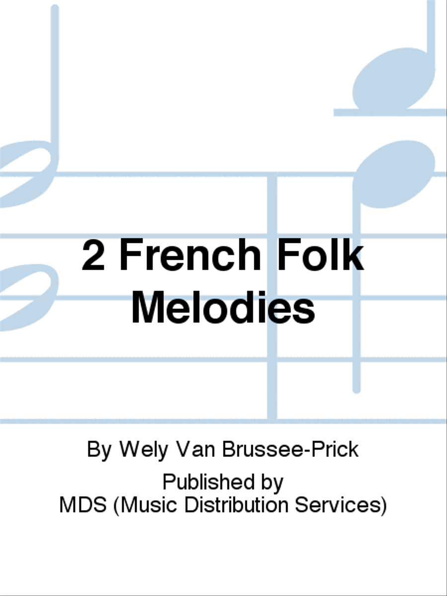 2 French Folk Melodies Piano Duet scores gallery preview page 1