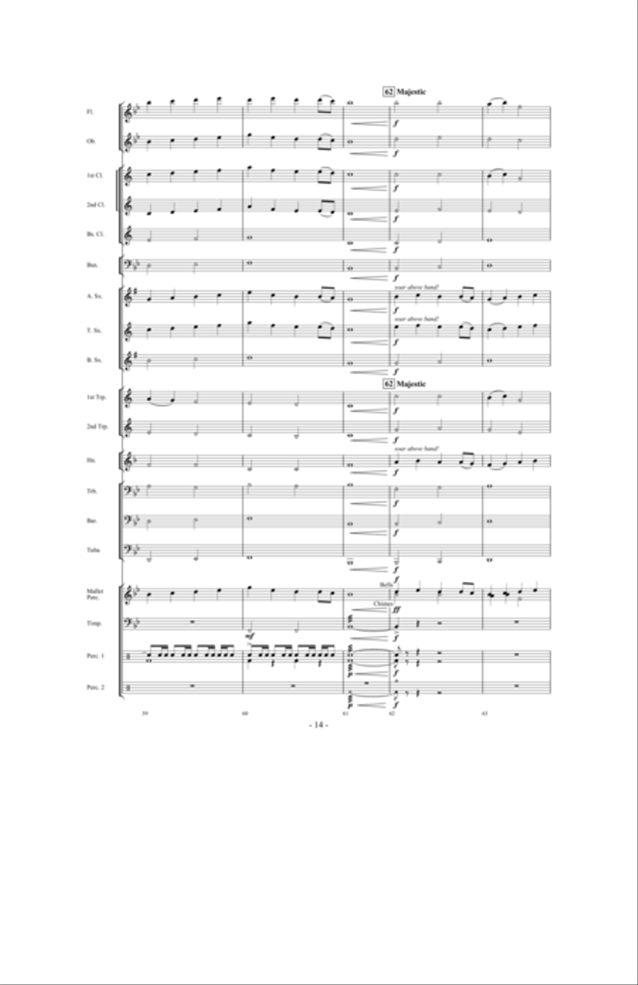 Prevailing Winds Concert Band scores gallery preview page 13