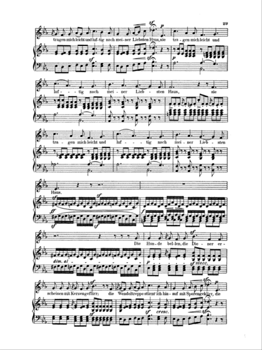 Mendelssohn: 79 Songs, Low Voice (German) Low Voice scores gallery preview page 2