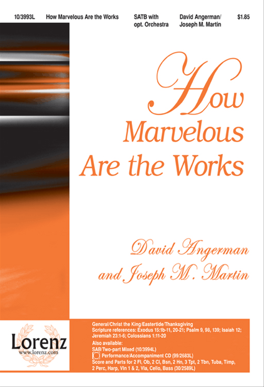 How Marvelous Are the Works 4-Part scores gallery preview page 1