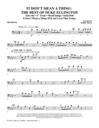It Don't Mean A Thing: The Best Of Duke Ellington (Medley) - Trombone