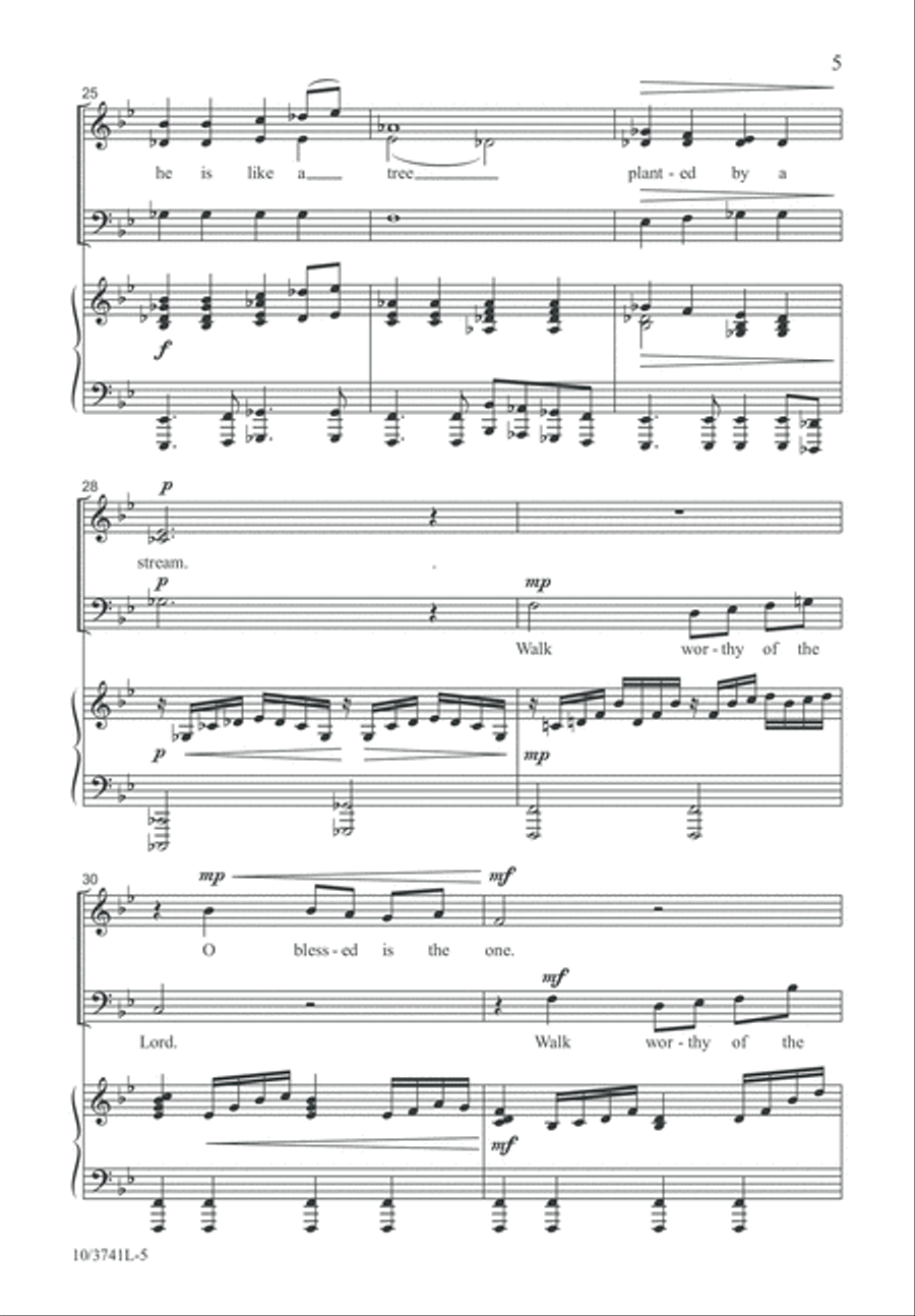 Walk Worthy 3-Part scores gallery preview page 6