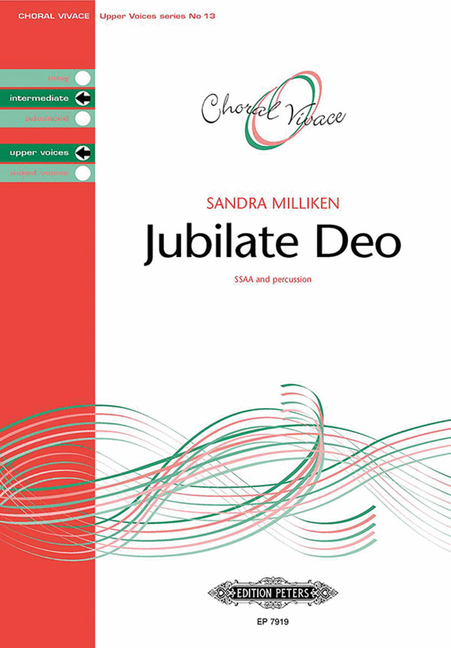 Jubilate Deo for SSAA Choir and Percussion SSAA scores gallery preview page 1