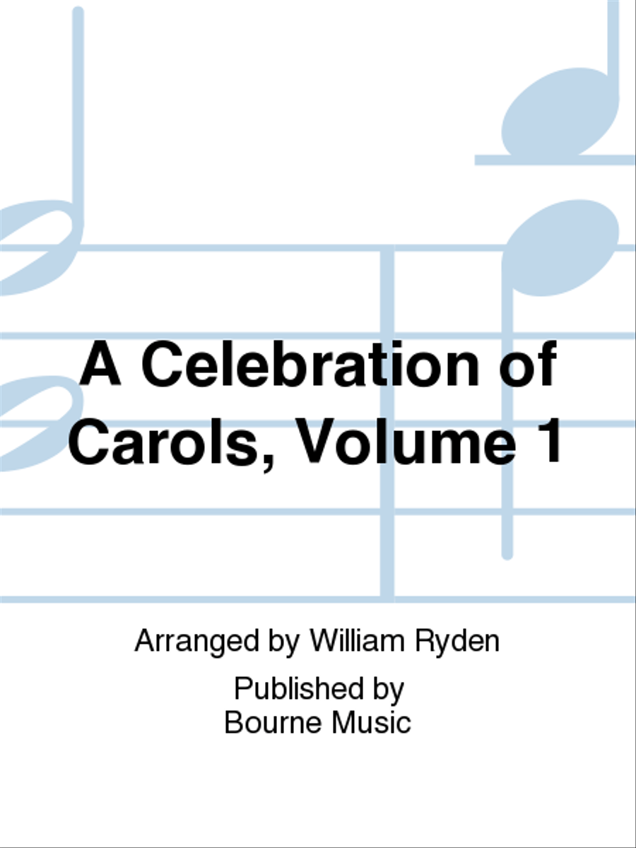 A Celebration of Carols, Volume 1 3-Part scores gallery preview page 1