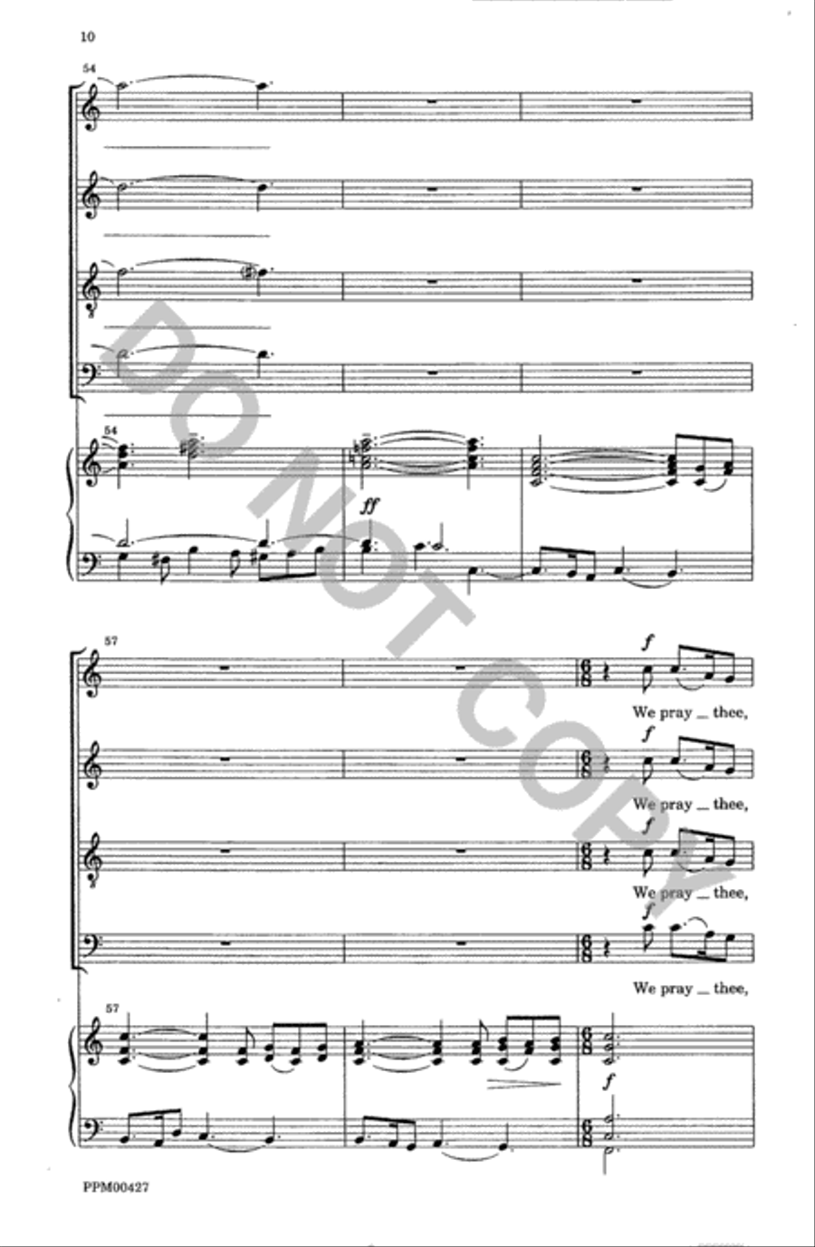 Light's Glittering Morn 4-Part scores gallery preview page 11