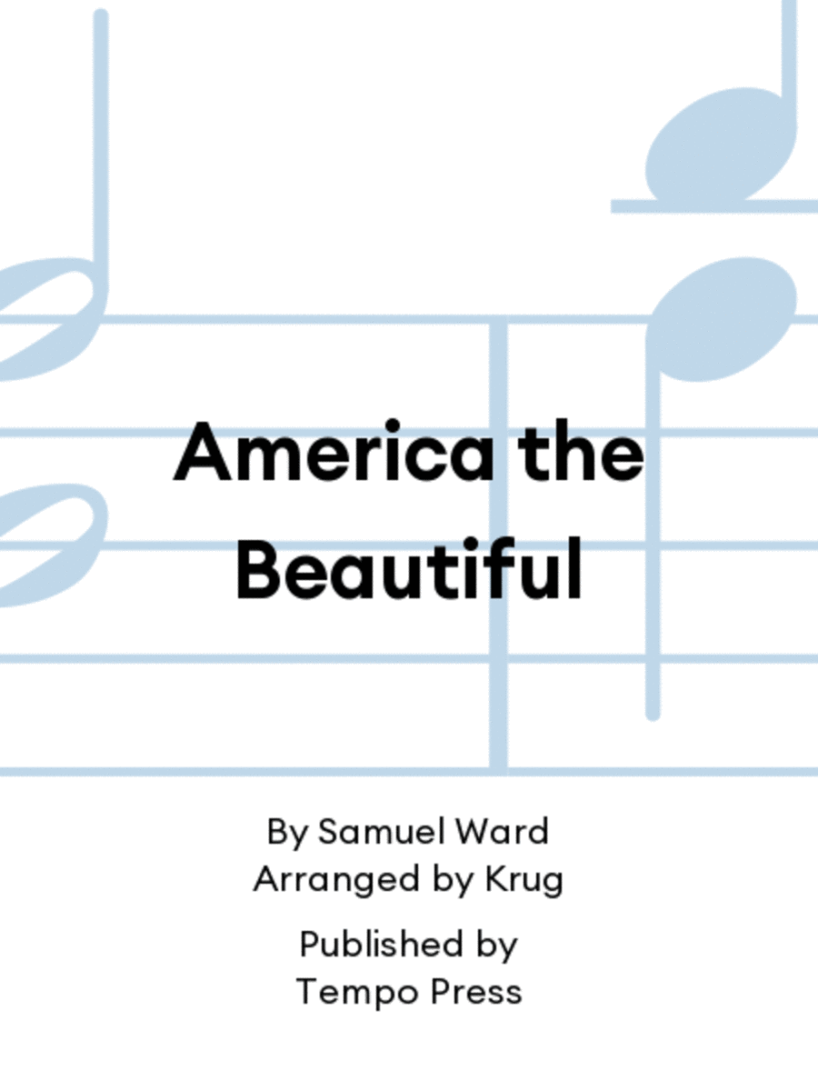 America the Beautiful Orchestra scores gallery preview page 1