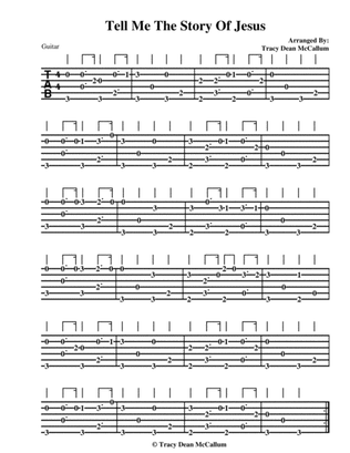 Tell Me The Story Of Jesus Guitar Tablature