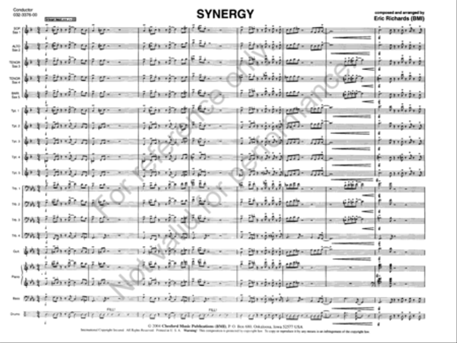 Synergy Jazz Ensemble scores gallery preview page 2