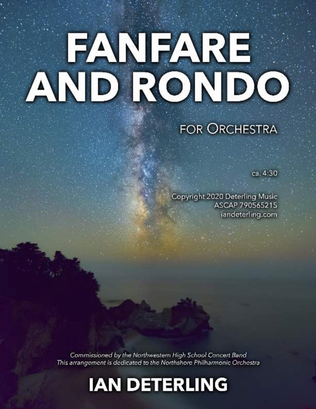 Book cover for Fanfare and Rondo