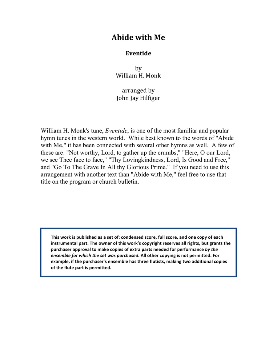 Abide with Me (Strings) String Orchestra scores gallery preview page 2