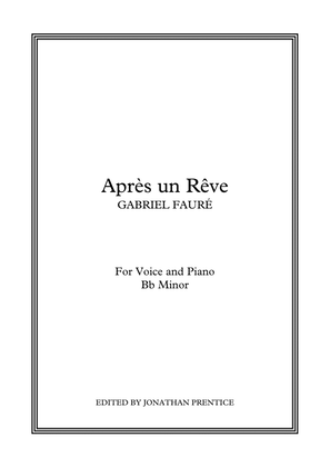 Book cover for Après un Rêve (Bb Minor)
