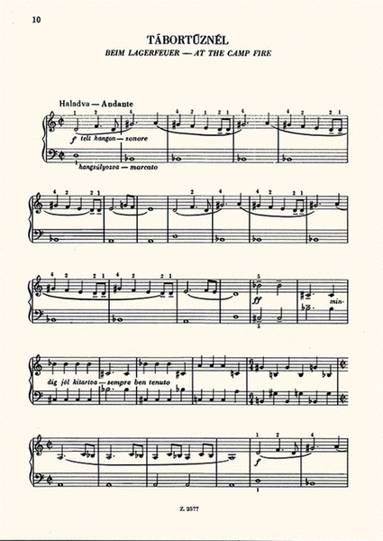40 kleine Klavierstücke I für Anfänger