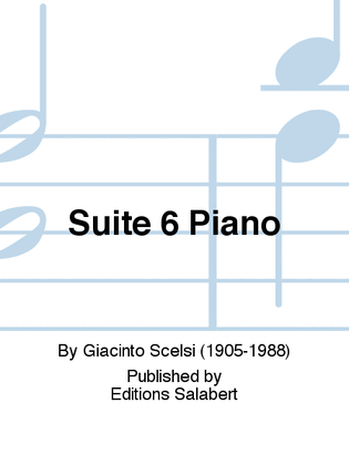 Book cover for Suite 6 Piano