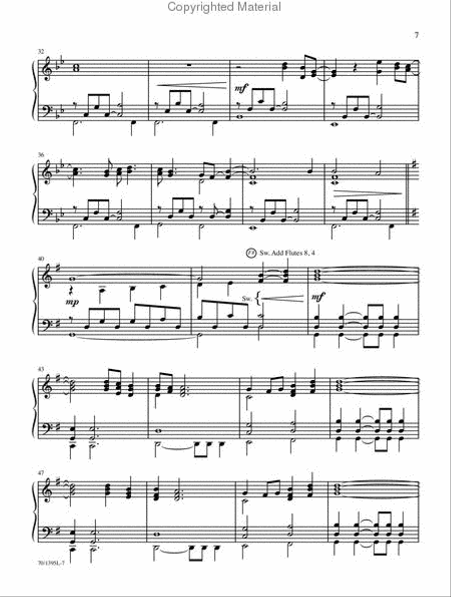 Praise and Glory for Organ Organ Solo scores gallery preview page 7