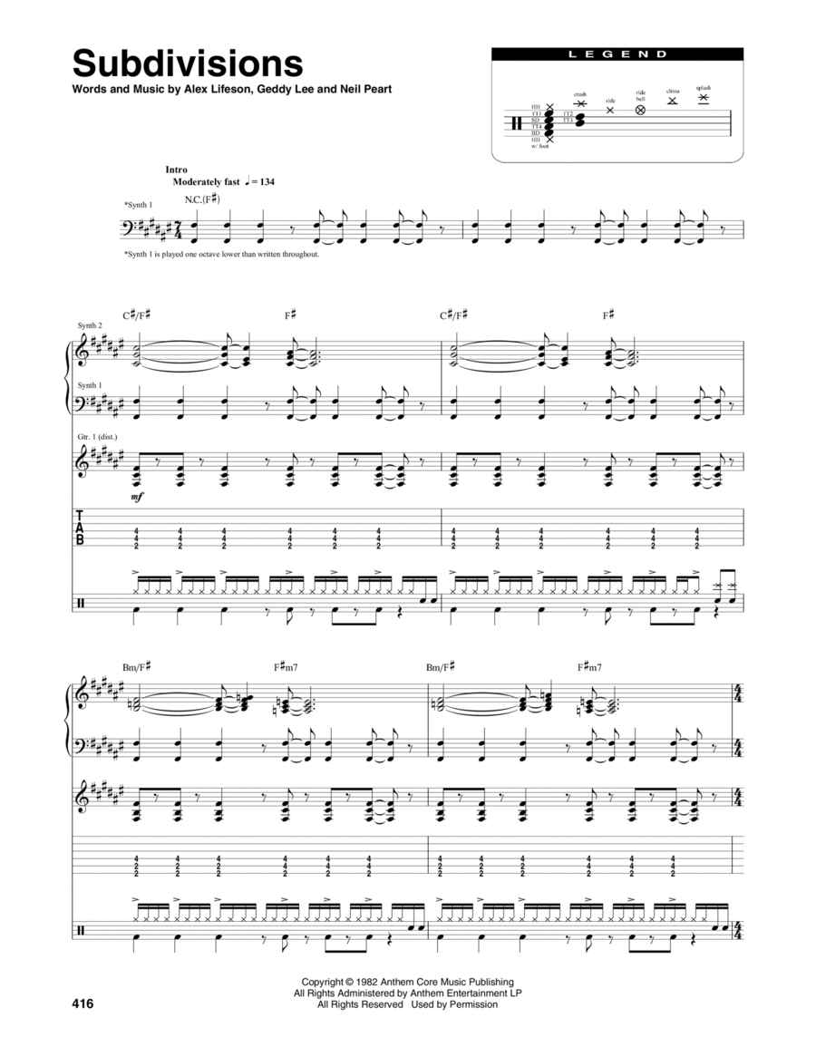 Subdivisions Bass Voice scores gallery preview page 1