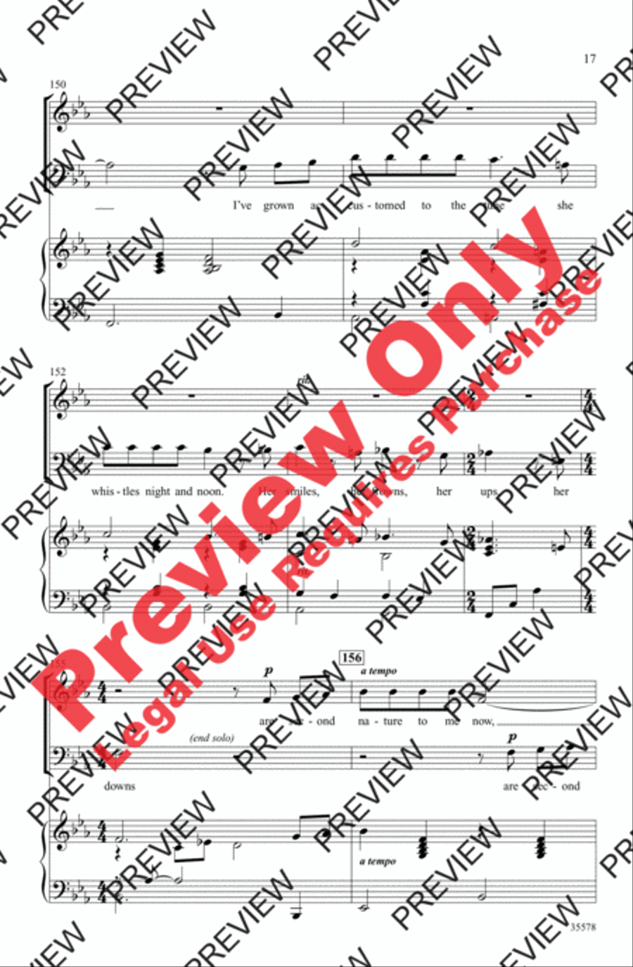 My Fair Lady 3-Part scores gallery preview page 17