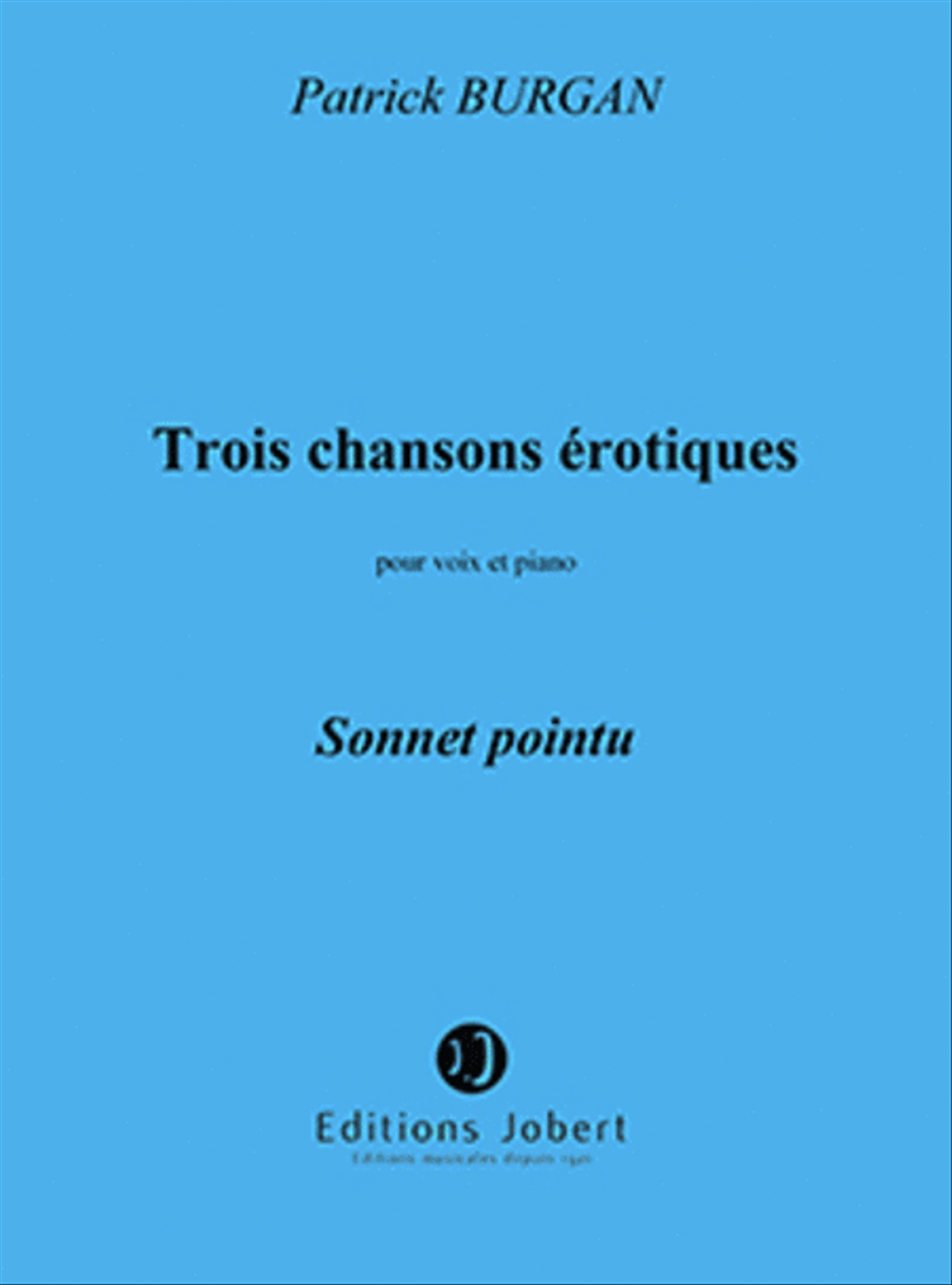Chansons erotiques (3) No. 1 Sonnet pointu Voice Solo scores gallery preview page 1