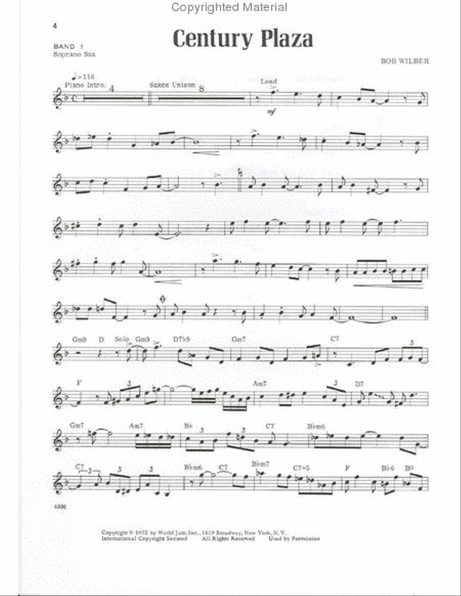 Play Lead in a Sax Section Clarinet scores gallery preview page 2