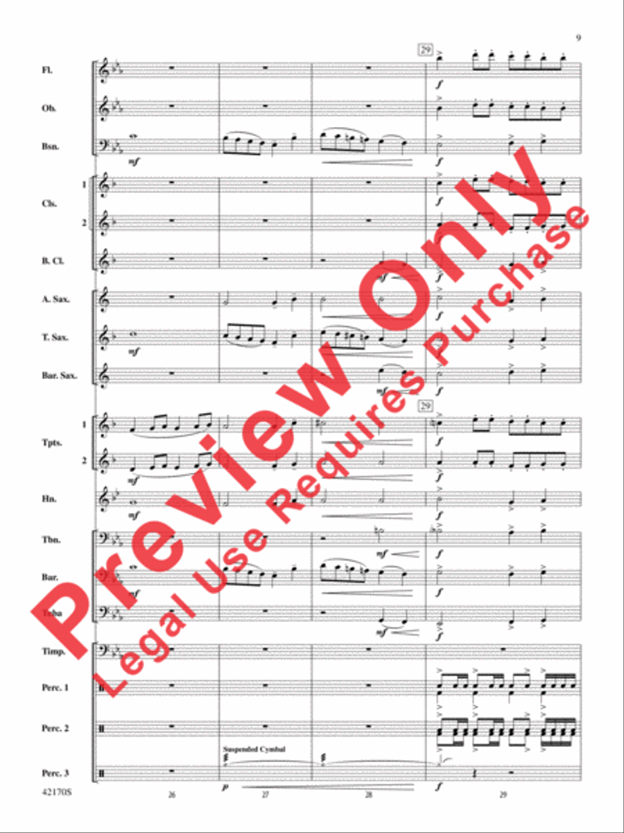 Bushido Bushido Concert Band scores gallery preview page 9