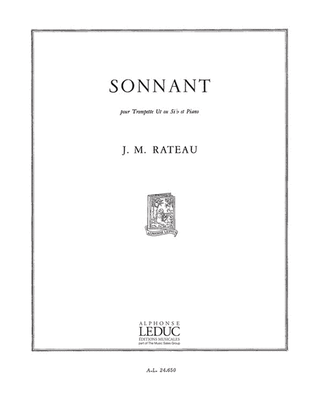 Book cover for Sonnant (trumpet & Piano)