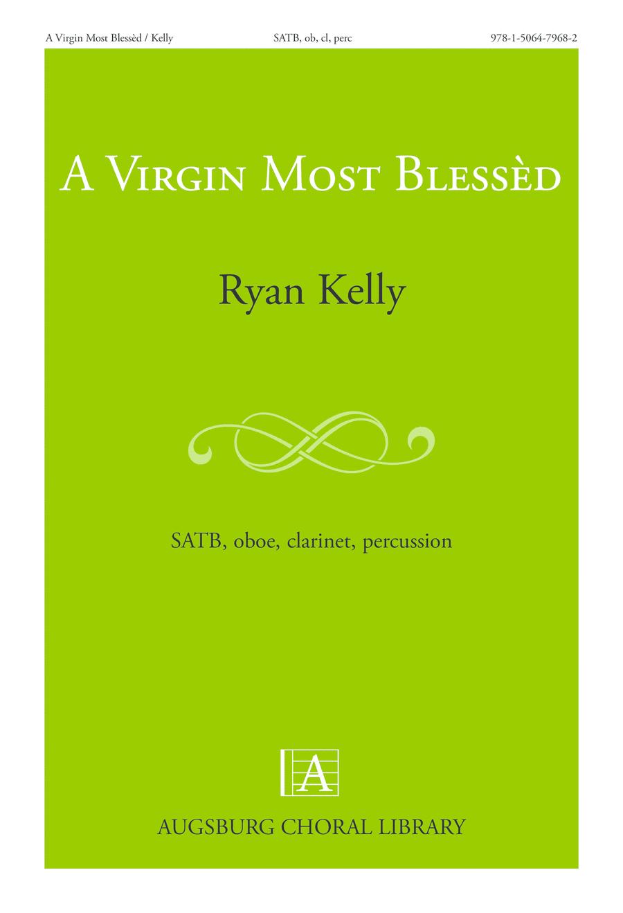 A Virgin Most Blessed 4-Part scores gallery preview page 1