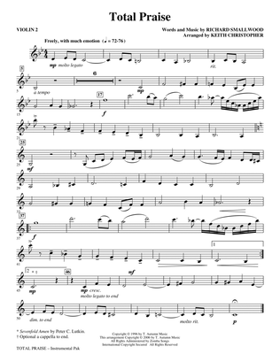 Total Praise - Violin 2