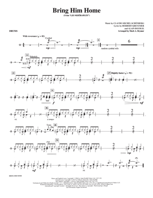 Bring Him Home (from Les Miserables) (arr. Mark Brymer) - Drums