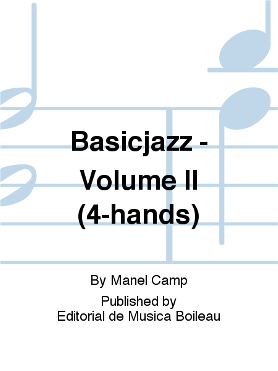 Basicjazz - Volume II (4-hands) Piano Duet scores gallery preview page 1
