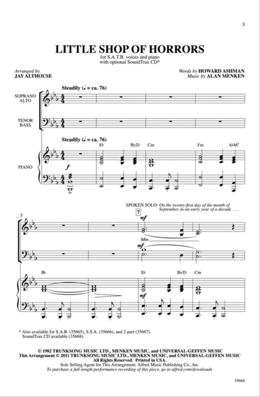Little Shop of Horrors - SoundTrax CD (CD only) Choir scores gallery preview page 2