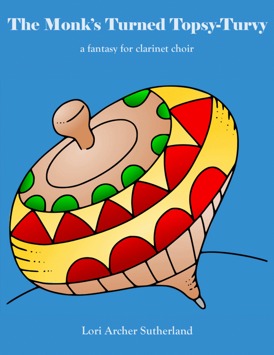 The Monk's Turned Topsy-Turvy Clarinet Choir scores gallery preview page 1