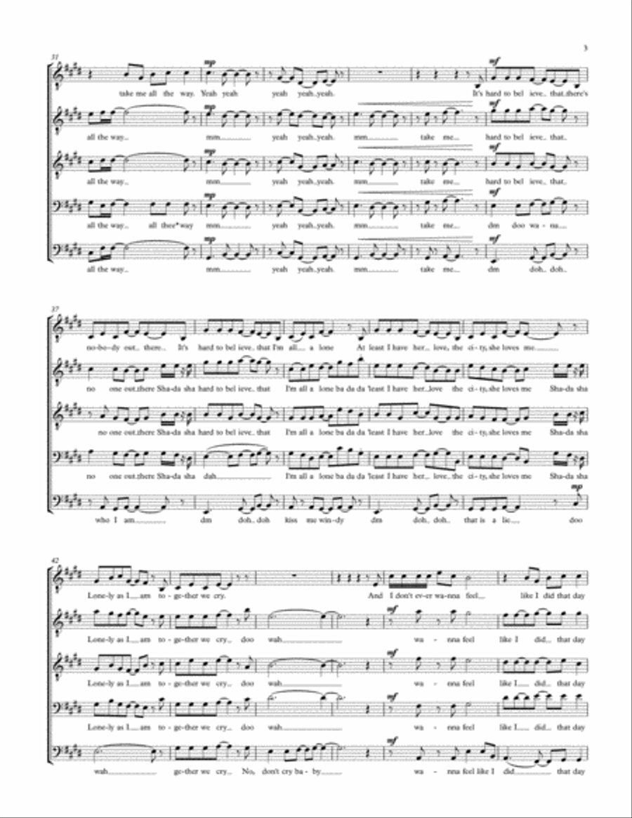 Under The Bridge Small Ensemble scores gallery preview page 3