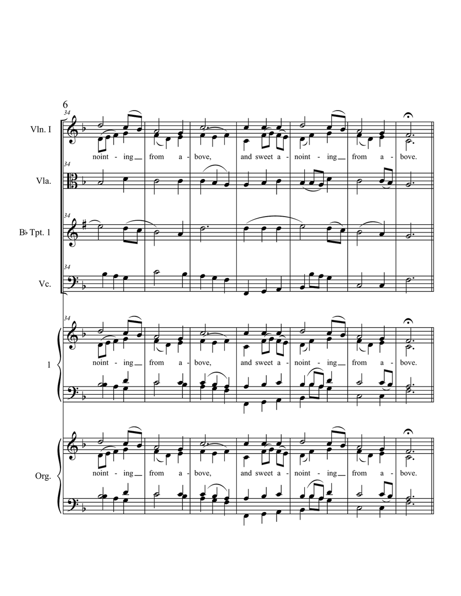Come Holy Ghost - Lambillotte - Hymn Concertante Version II 4-Part scores gallery preview page 6