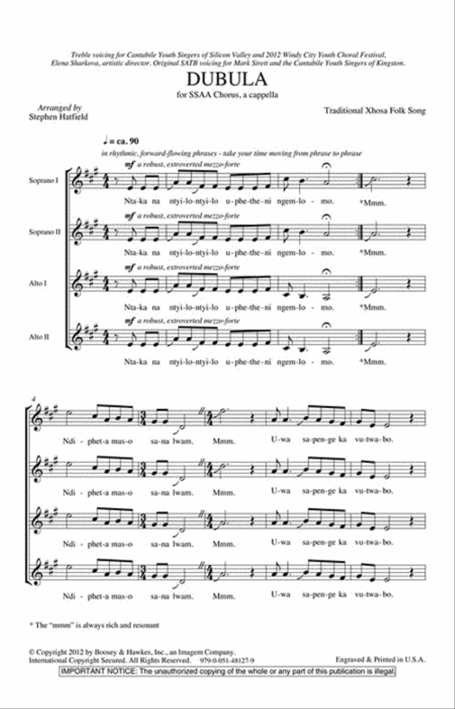 Dubula Dubula SSAA scores gallery preview page 2