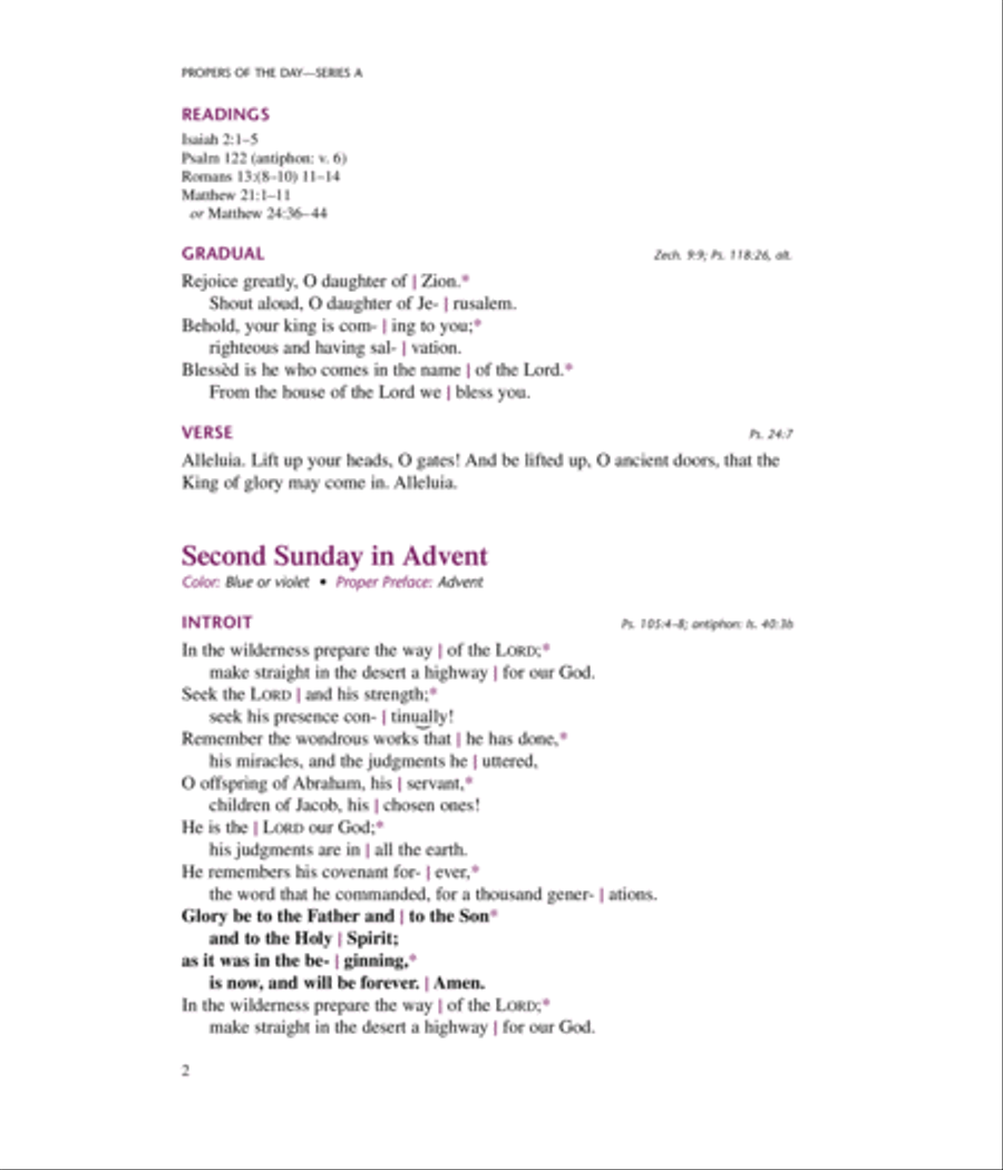 Lutheran Service Book: Propers of the Day Choir scores gallery preview page 8