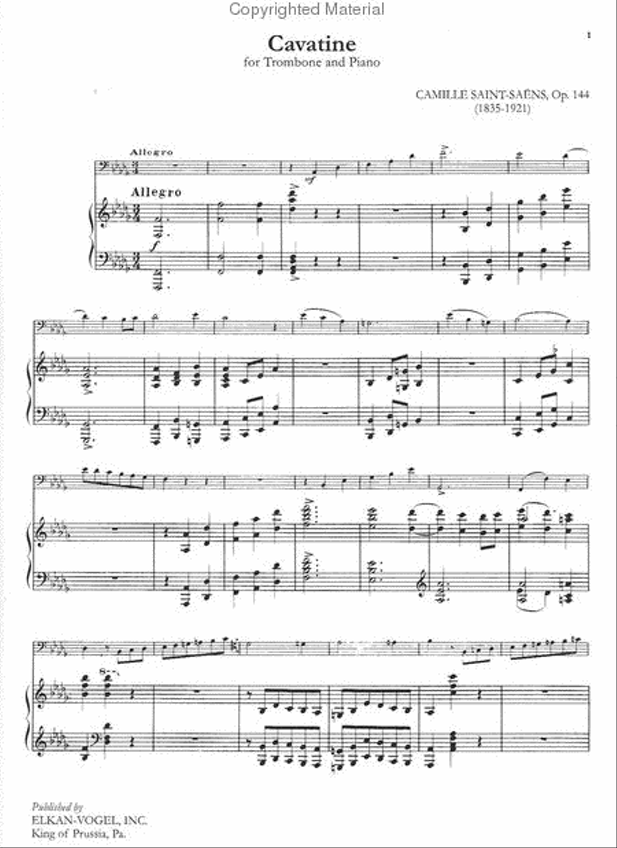 Cavatine Chamber Music scores gallery preview page 2