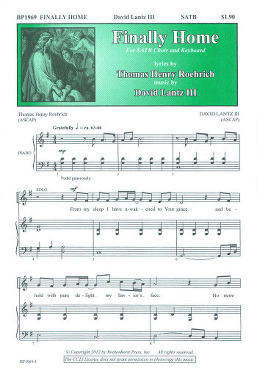 Finally Home Finally Home 4-Part scores gallery preview page 1